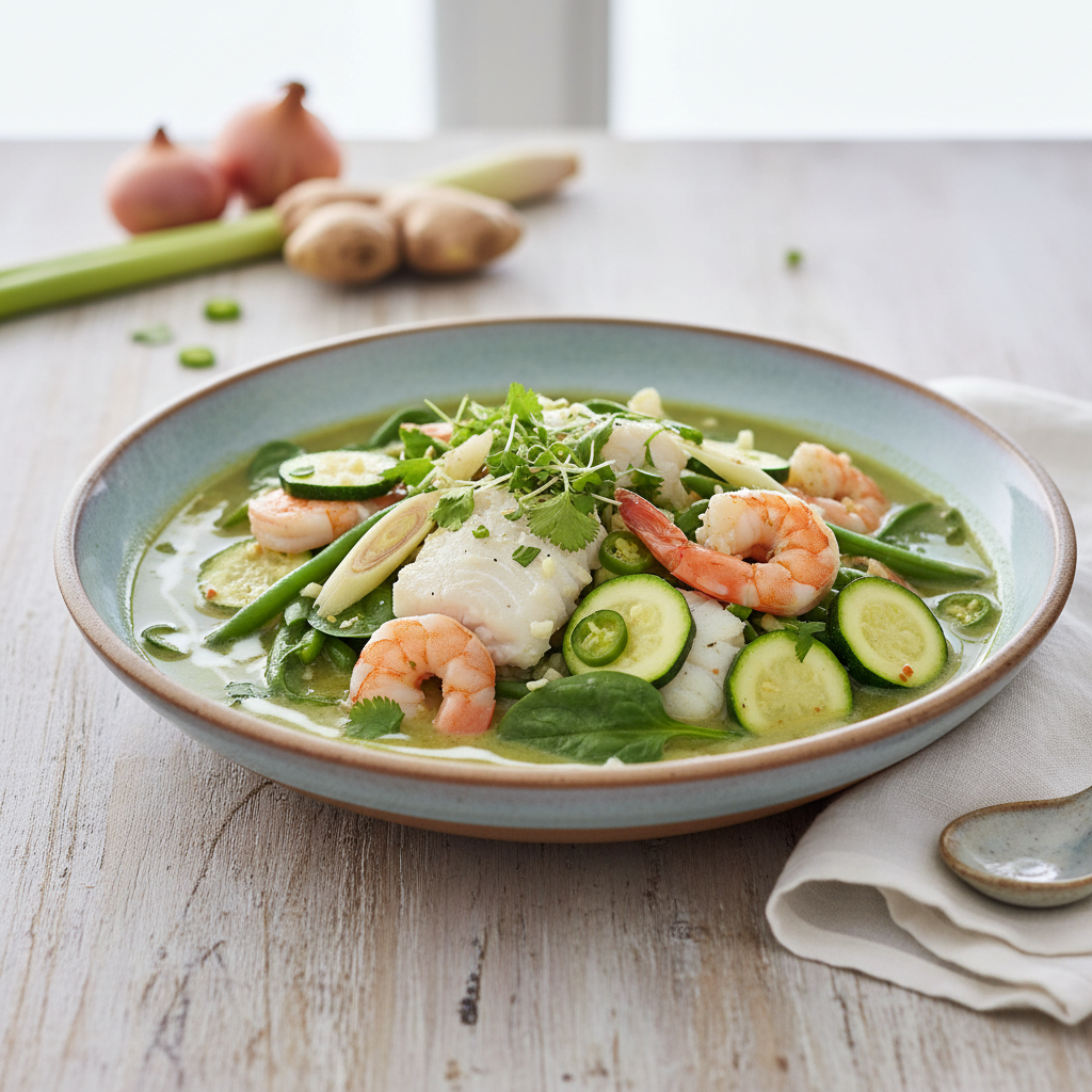 Emerald & Ginger Sea Stew