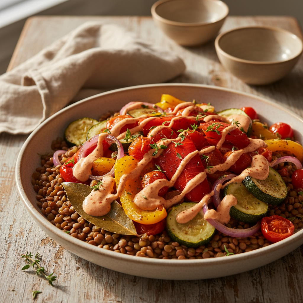 Mediterranean Sunset Harvest Bowl